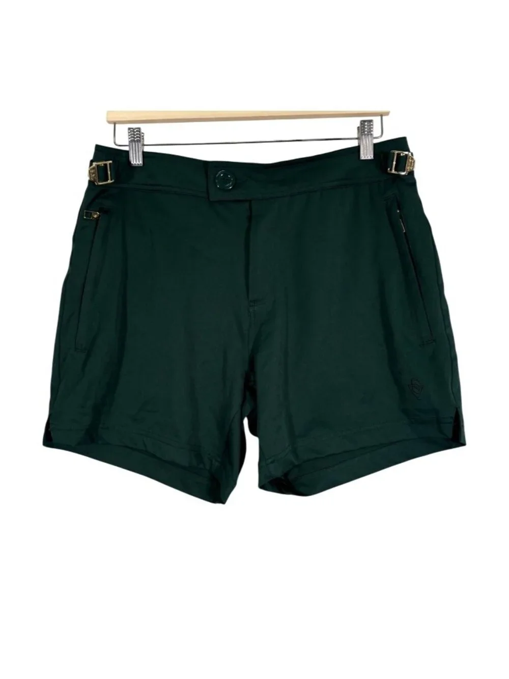 Sink Pinnacle Tailored Pine Green Swim Shorts Size Medium